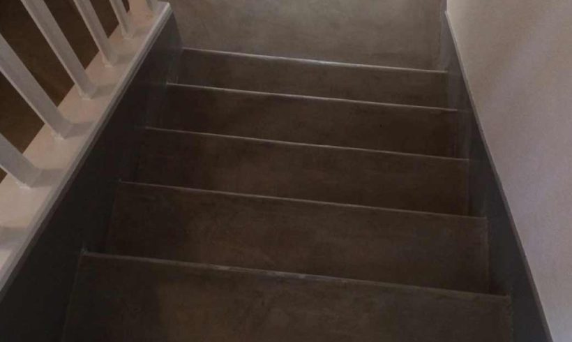 Escalier intérieur micro-béton Escalier intérieur micro-béton