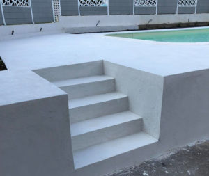 escalier beton blanc Rouviere Collection
