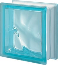  Brique de verre Aquamarine