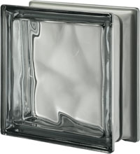 Brique de verre Nordica métallisé