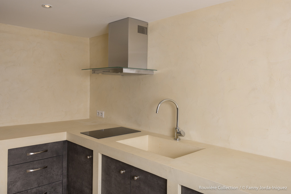 Microconcrete kitchentop