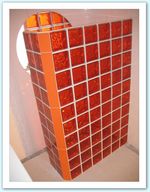 douche-verre-orange-carrelage