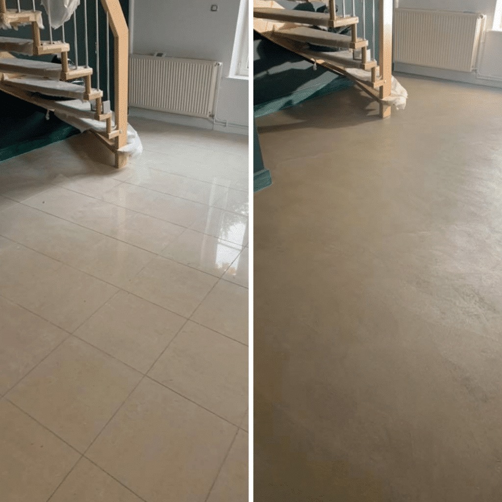 Peuton appliquer du béton ciré sur un carrelage?