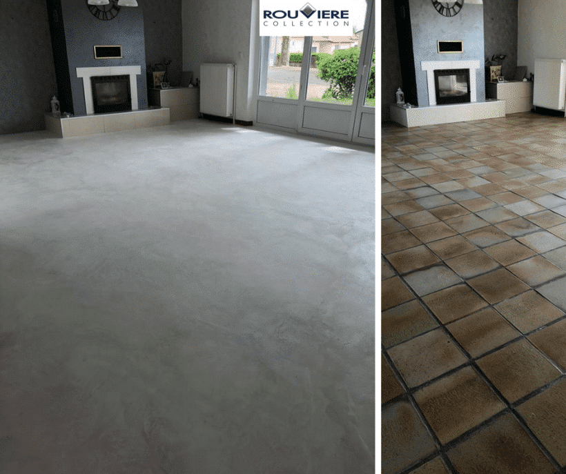 Comment rénover un carrelage en béton ciré?