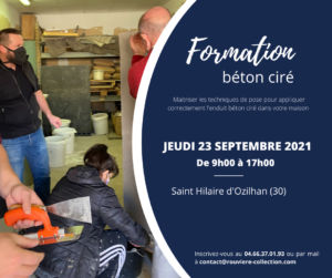 Date de formation béton ciré