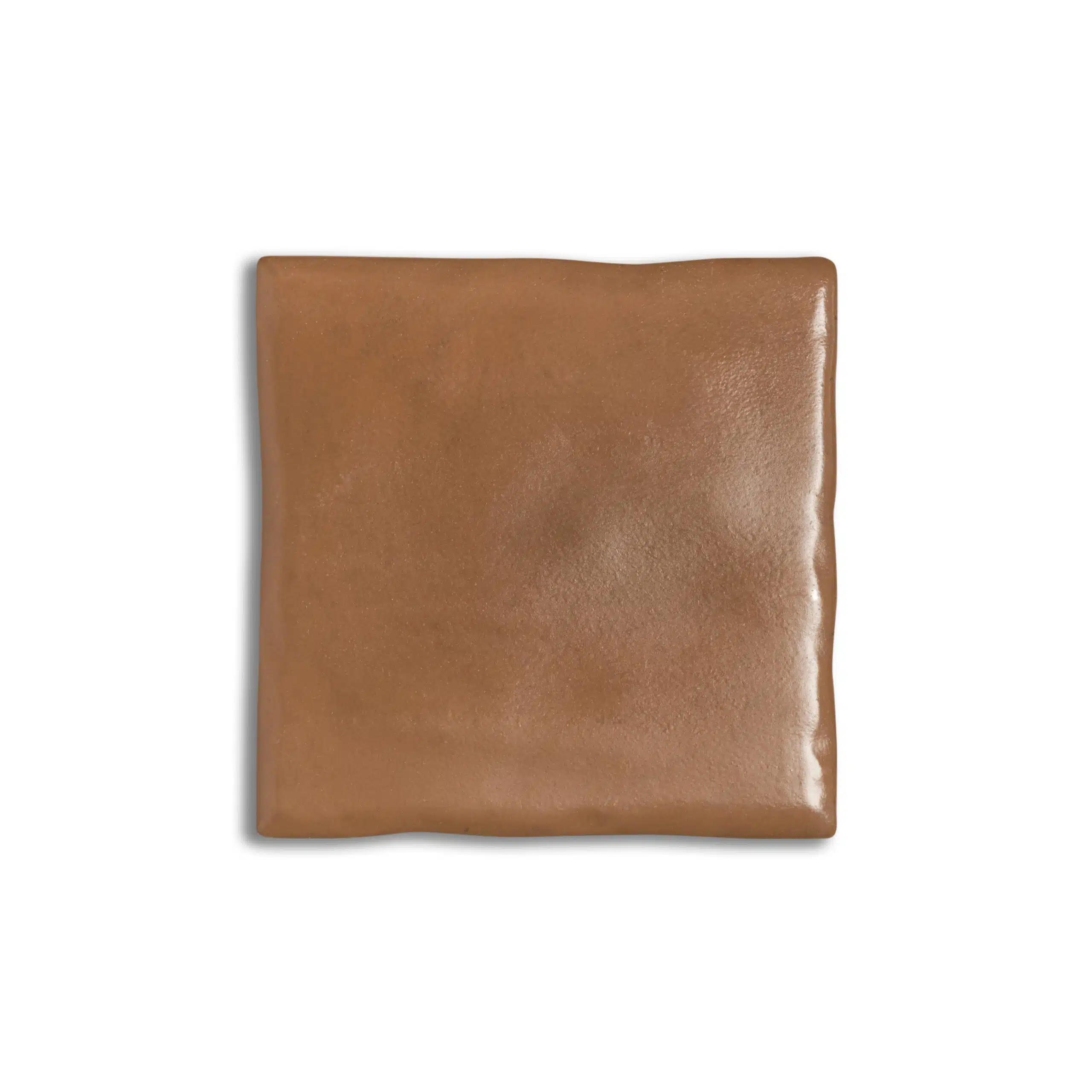 Carreau Élégance à bords irréguliers Rouvière Collection, finition S2 58 R Brun traité en béton décoratif