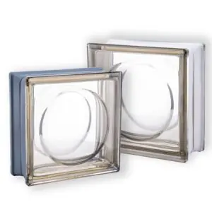 brique de verre Alpha Bronze classique et métallisée Rouviere Collection