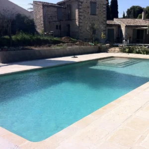 Margelle plate - Beaucaire et Vienne